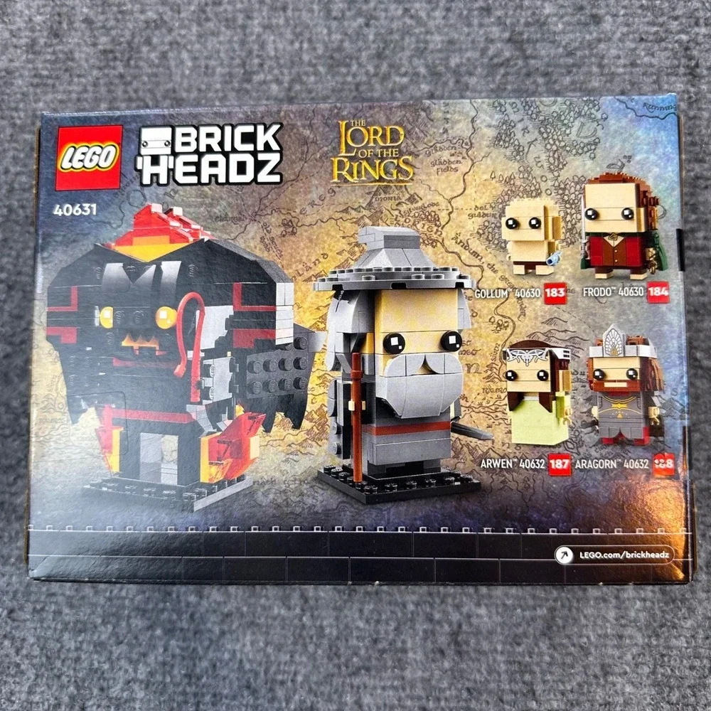 LEGO BrickHeadz Lord of the Rings Gandalf the Grey & Balrog‎ 40631 Set - Retired